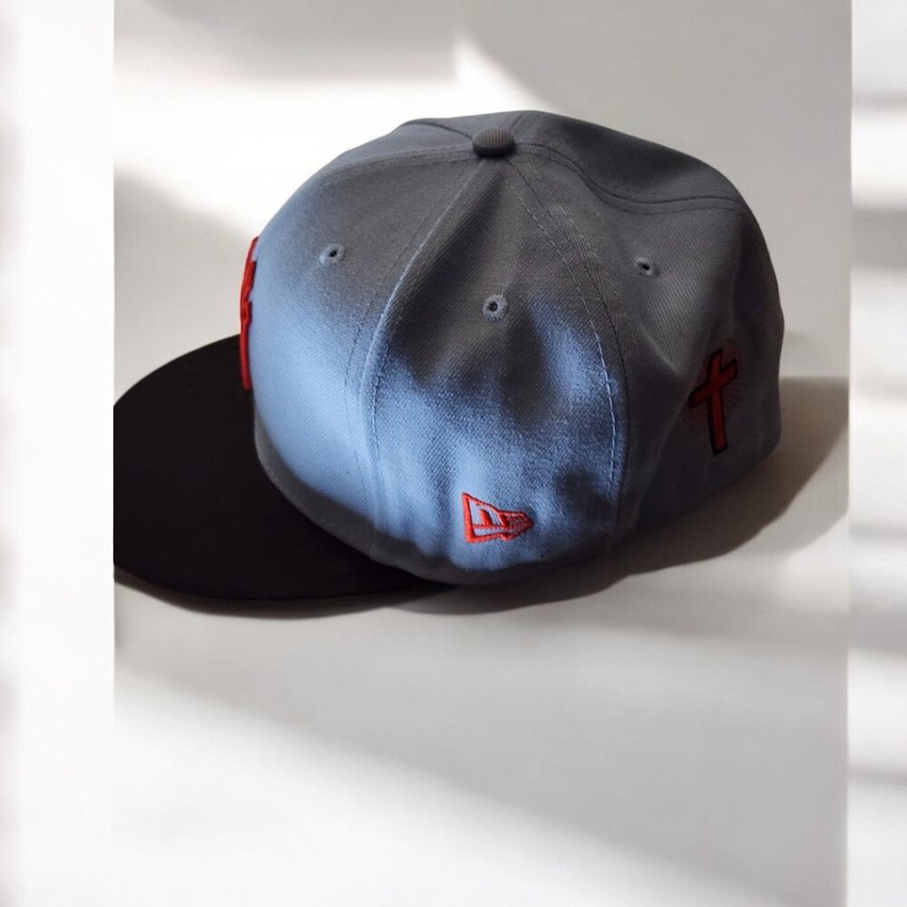 Last Chance -New Era 59FIFTY Yankees 7 1/2 Red Logo Black Brim 1996 World Series - Picture 5 of 9